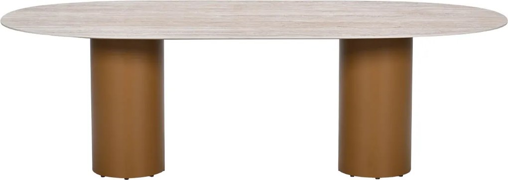 4 Seasons Colorado tuintafel 240 x 105 cm ovaal - amber