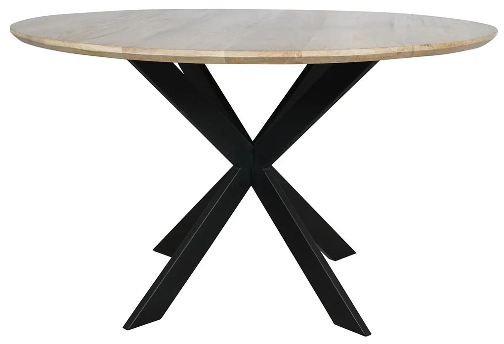 Starfurn Ferris Ronde Eettafel Naturel Eiken 130 Cm - 130 X 130cm.