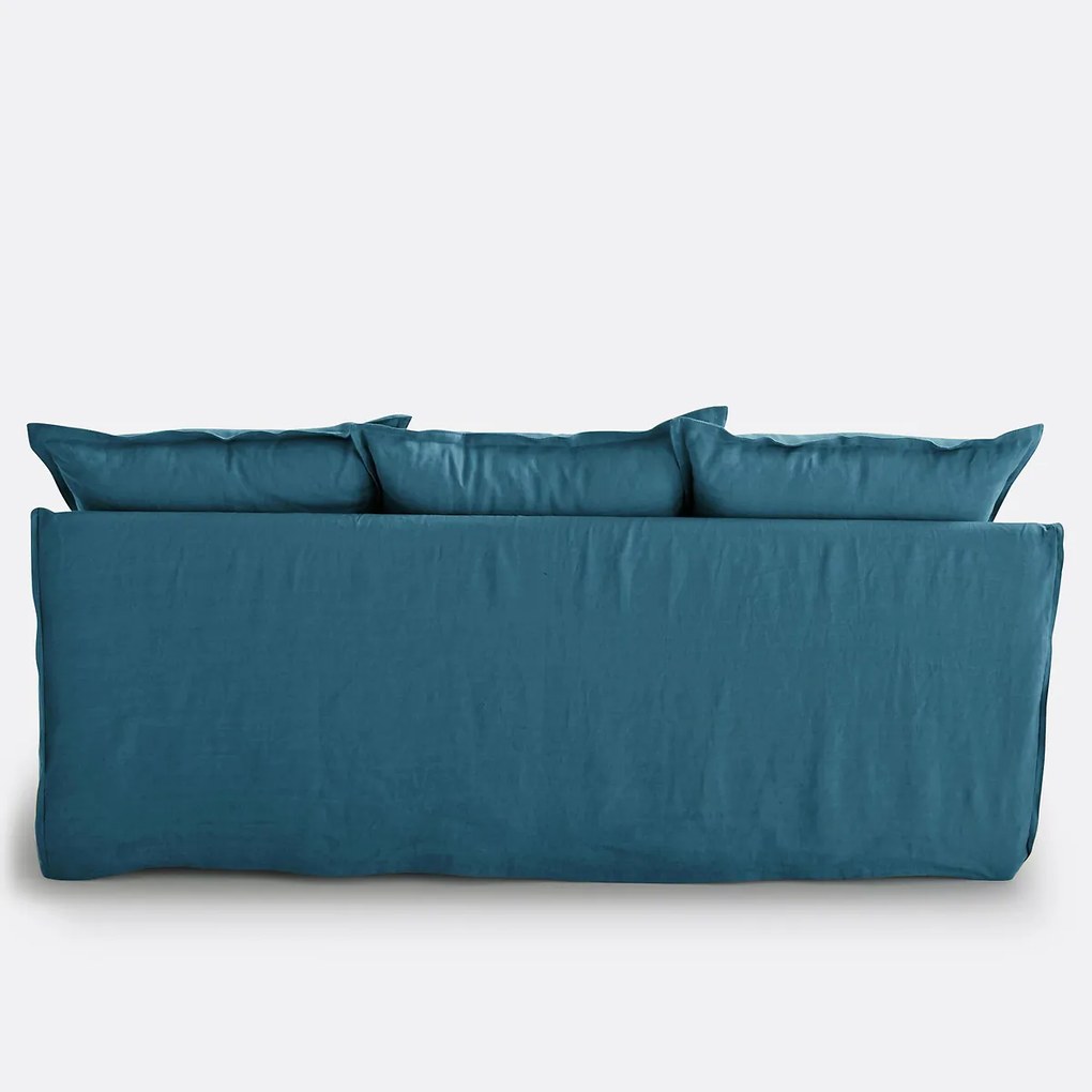 Bank, 2-, 3-, 4- of 5-zits, afneembare hoezen, gekreukt linnen, Odna