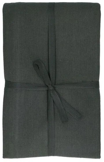 Tafelkleed, GOTS bio-katoen, donkergroen, 145 x 300 cm