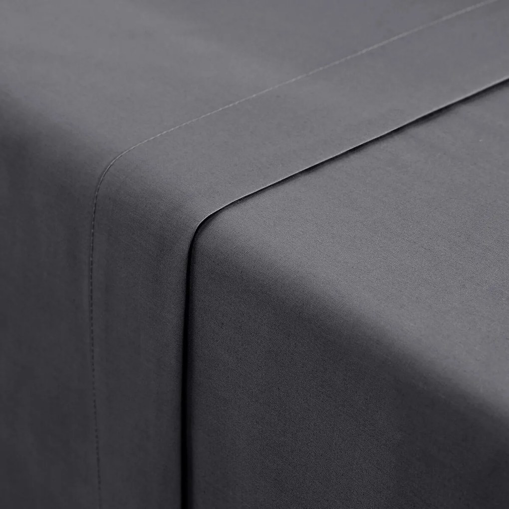 Effen plat laken in perkalkatoen Scenario