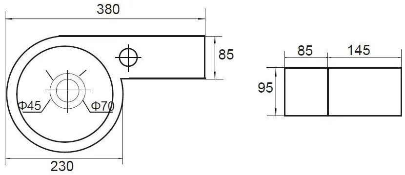 Best Design fontein Step rechts 38x23cm