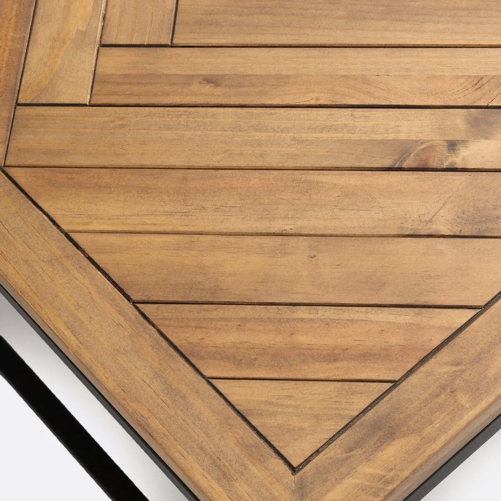 Salontafel, massief grenen, NOTTINGHAM