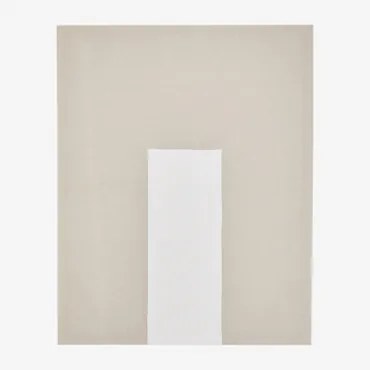 Decoratief Doek 80x100 Cm In Linnen Met Gipsstructuur Antia Beige - Semoline - Sklum