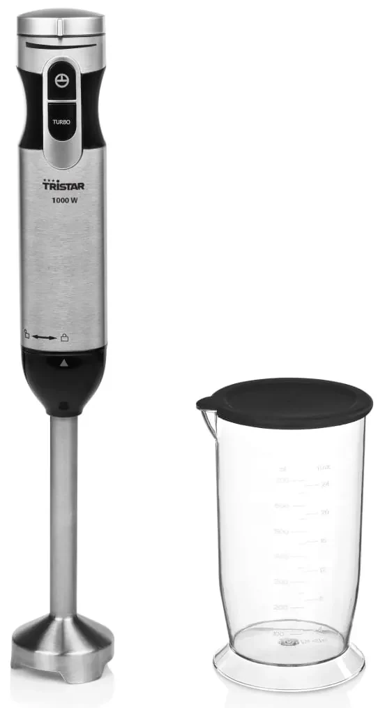 Tristar Staafmixerset MX-4829 1000 W zilverkleurig