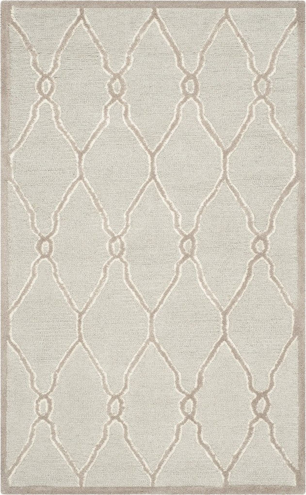 Safavieh | Vloerkleed Augusta 90 x 150 cm lichtgrijs, ivoor vloerkleden wol vloerkleden & woontextiel vloerkleden