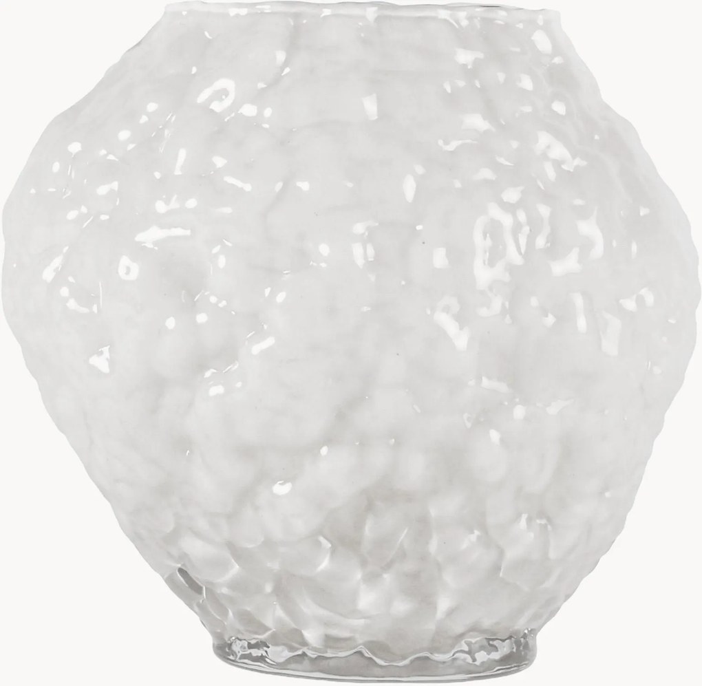 Mondgeblazen glazen vaas Corallo, H 18 cm
