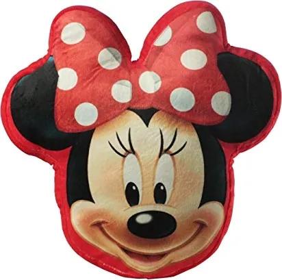 Kussen Minnie Mouse 35 cm pluche rood