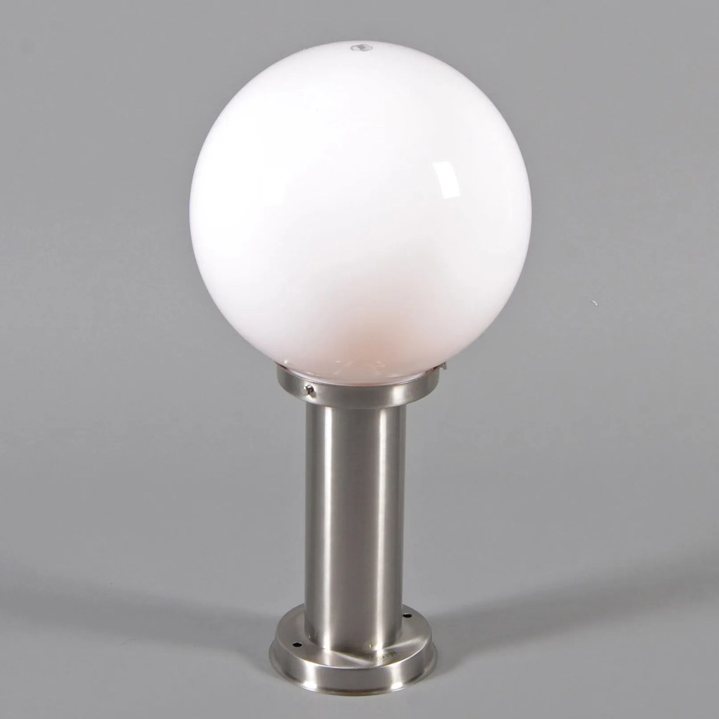 Buitenlamp staal RVS 50 cm - Sfera met grondpin en kabelmof