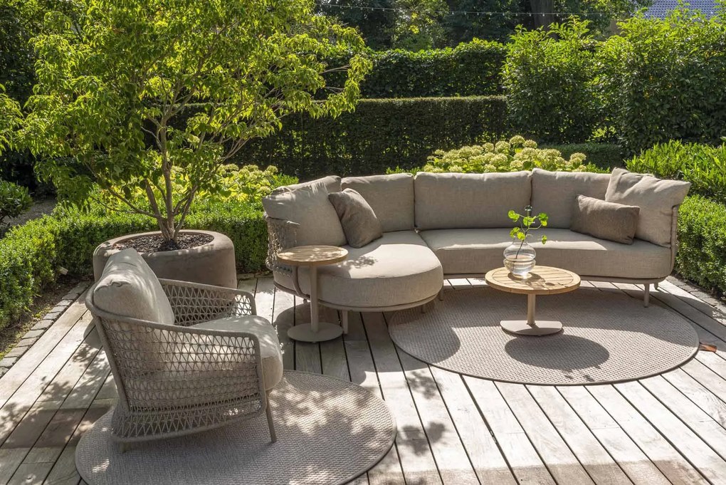 4 Seasons Outdoor Sardinia chaise loungebank latte SALE  Loungeset    beige weerbestendig