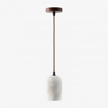 Rauma Hanglamp Van Albast En Hout Alabaster - Sklum
