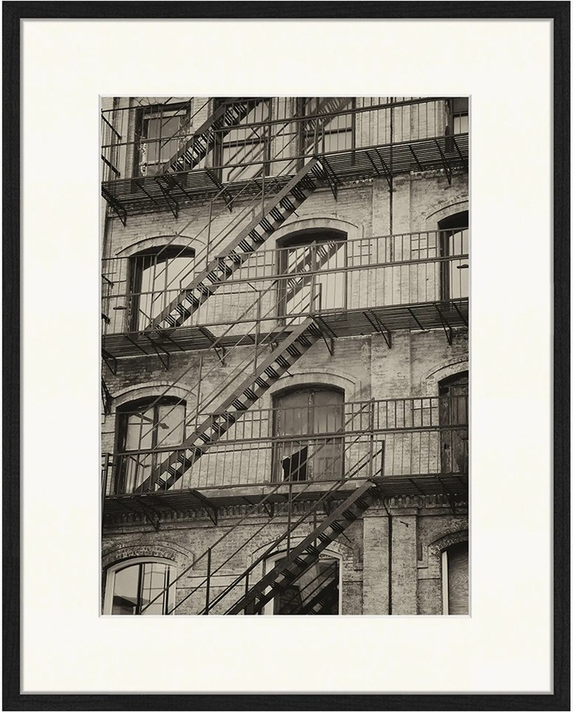 Ingelijste digitale print Old Building