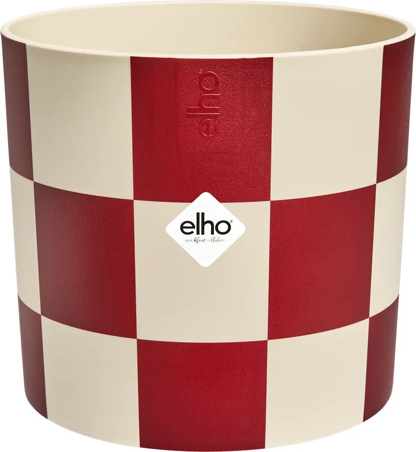 Pot Elho Blocks &amp; Stripes bordeaux