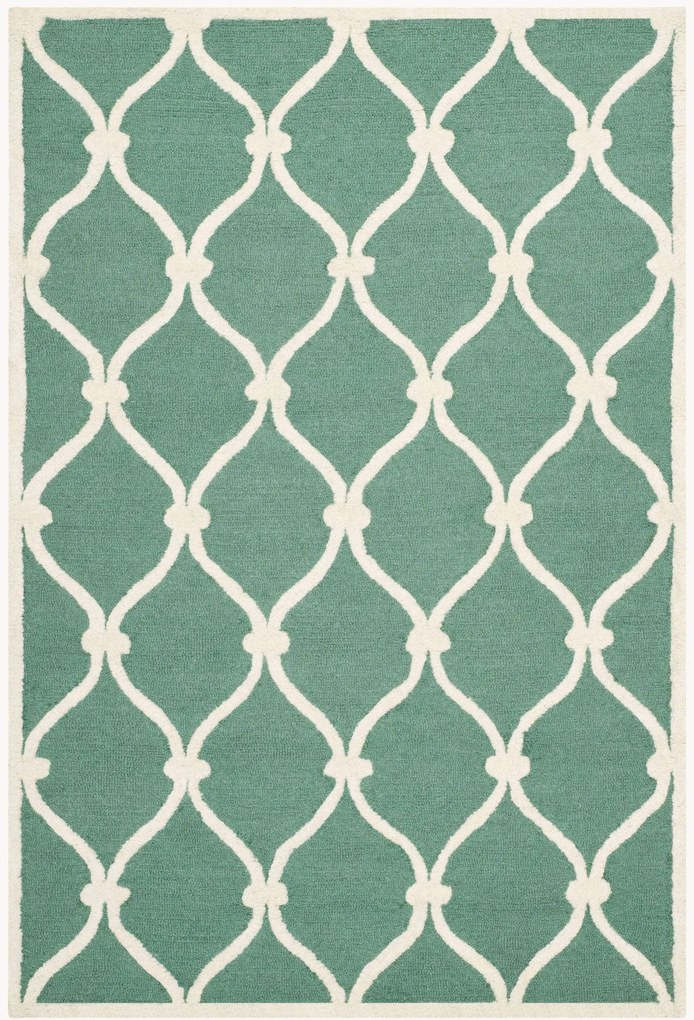 Handgetuft laagpolig wollen vloerkleed Hugo