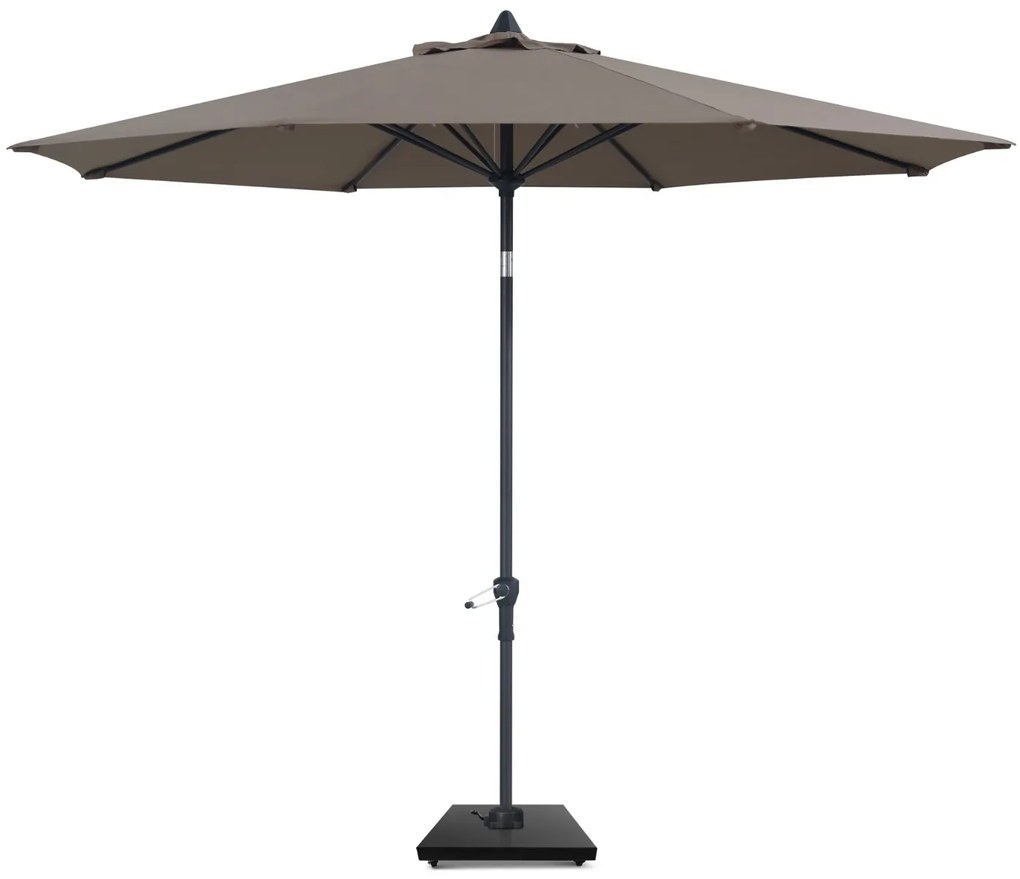 Camello Valerio Stokparasol M (excl. Voet) Aluminium Grijs