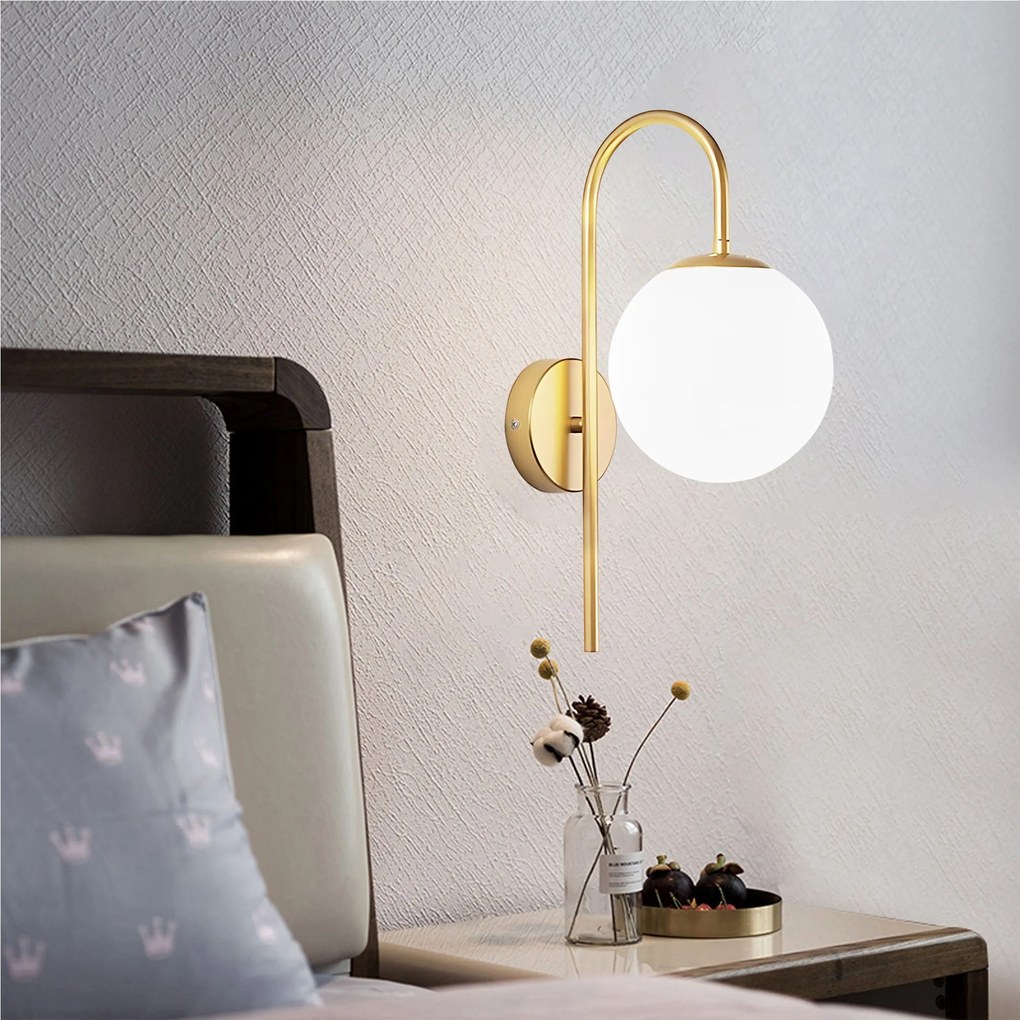 Wandlamp G091-1W GOLD