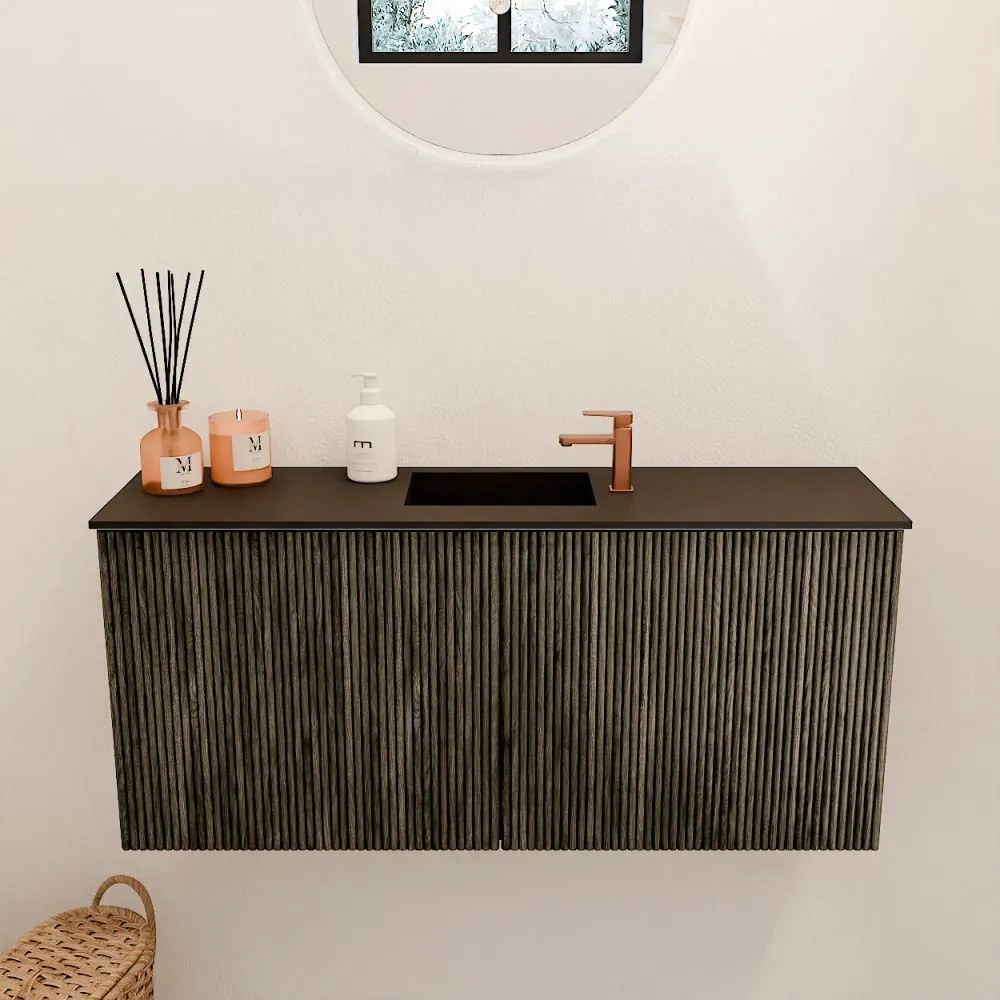 Mondiaz Joya 90cm toiletmeubel shadow met wastafel faye midden 1 kraangat urban