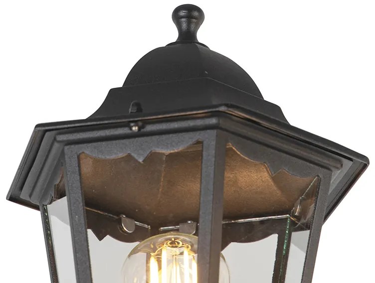 Smart buiten lantaarn zwart 3-lichts incl. Wifi ST64 - New Orleans Landelijk, Landelijk / Rustiek, Klassiek / Antiek E27 IP44 Buitenverlichting