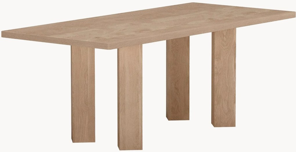 Eettafel Lillehammer met houtlook, 200 x 90 cm
