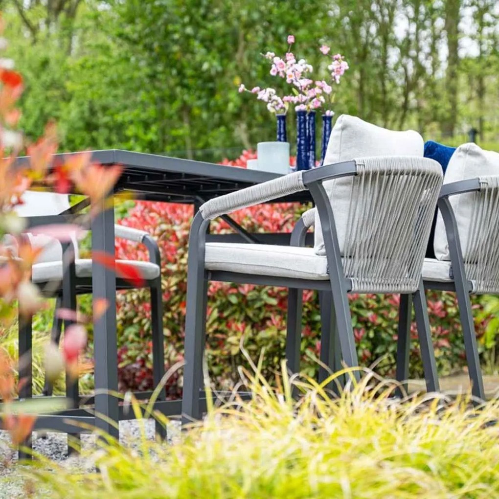 Garden Impressions Tarera bar tuinset 5-delig - donker grijs