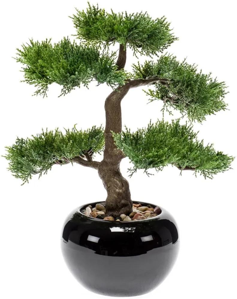 Kunstplant ceder bonsai groen 34 cm 420001
