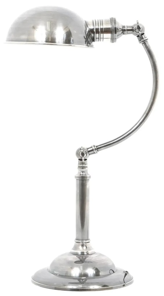 Bureaulamp Neville Antiek Zilver