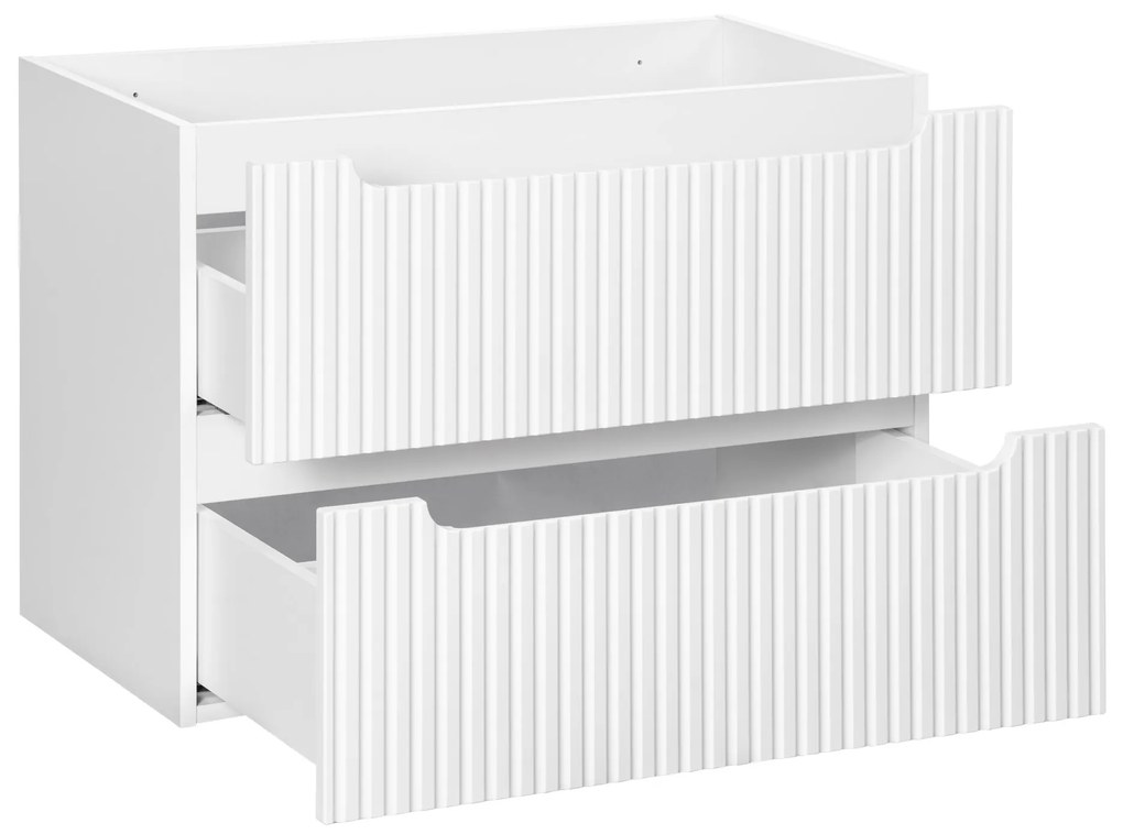 Comad Nova White onderkast met 2 lades 80x40x60cm wit