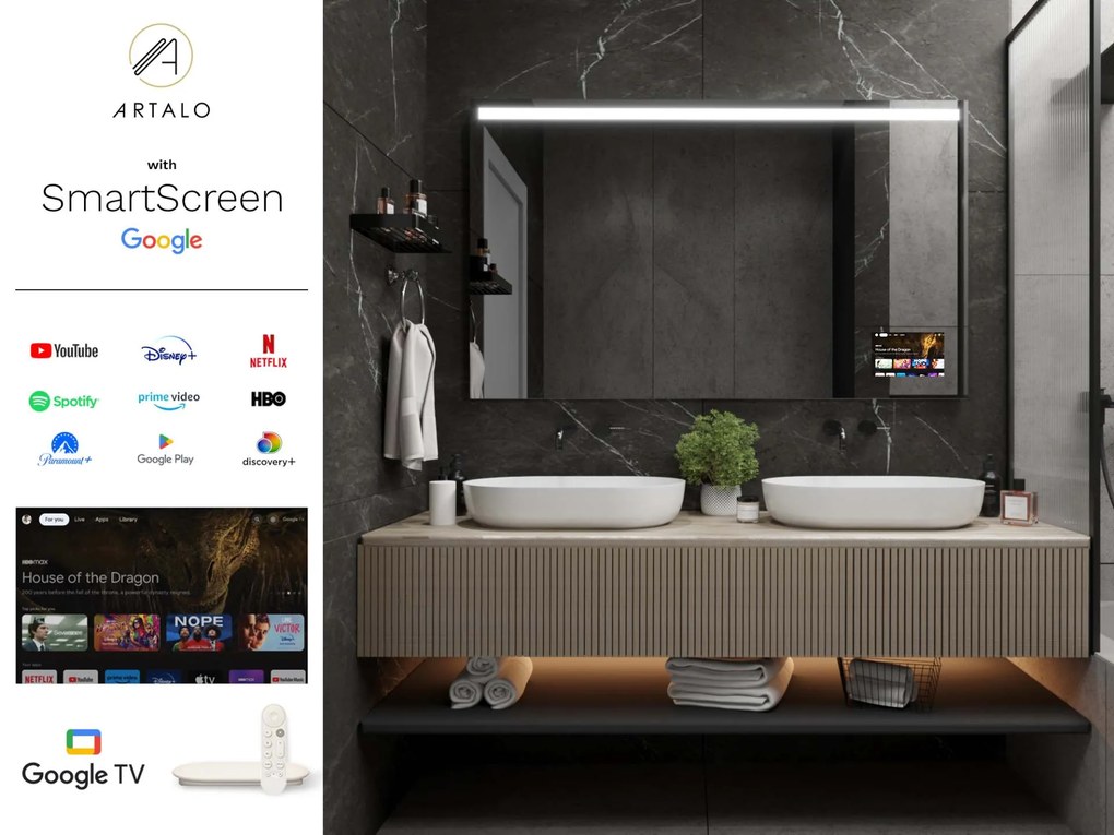 Badkamerspiegel met LED verlichting M12 premium