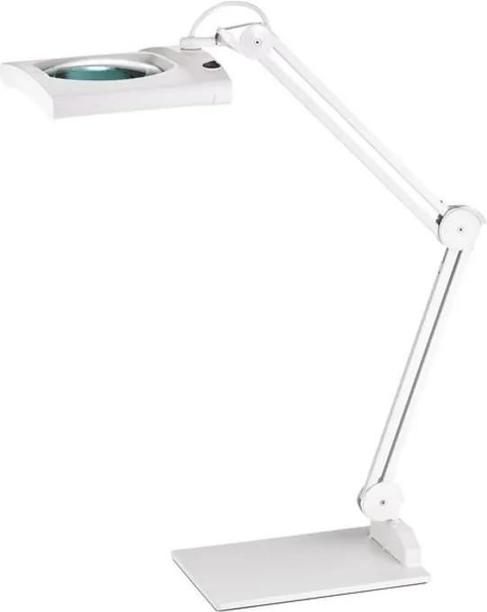 Bureaulamp met loep LED wit 12,4 watt 62 LEDS
