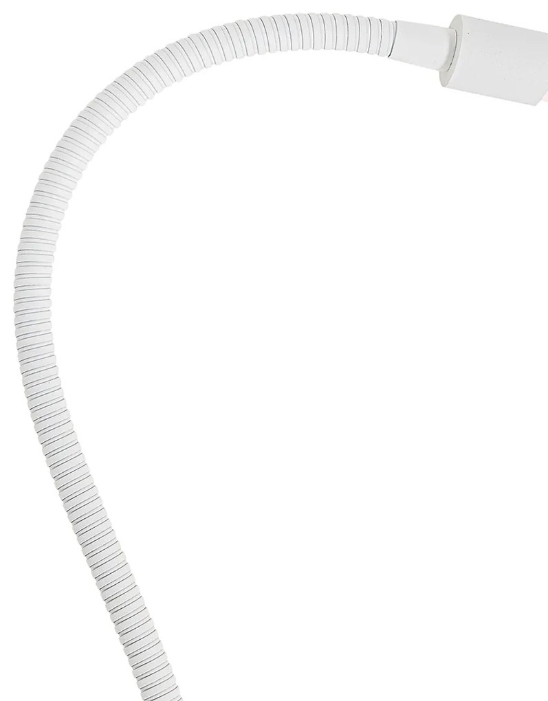 Klem bureaulamp wit incl. LED met touch dimmer - Lionard