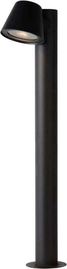Lucide LED sokkellamp buiten DINGO IP44 - antraciet - 11,5 cm - Leen Bakker