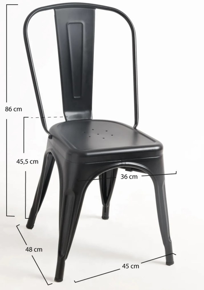 Set 4 Torix Stoelen