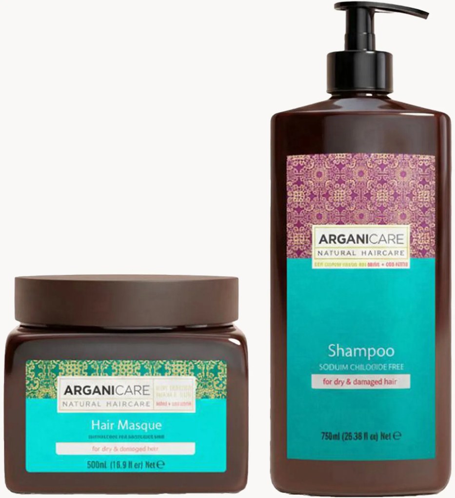 Argan shampoo en haarmasker Arganicare