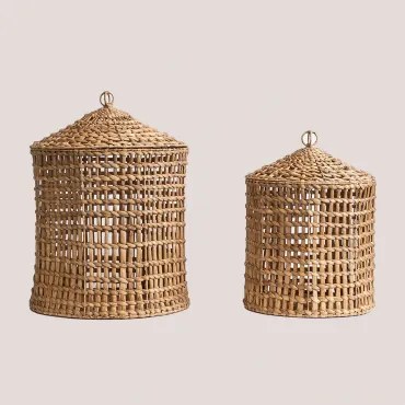 Set Van 2 Daire Manden Natuurlijk - Sklum