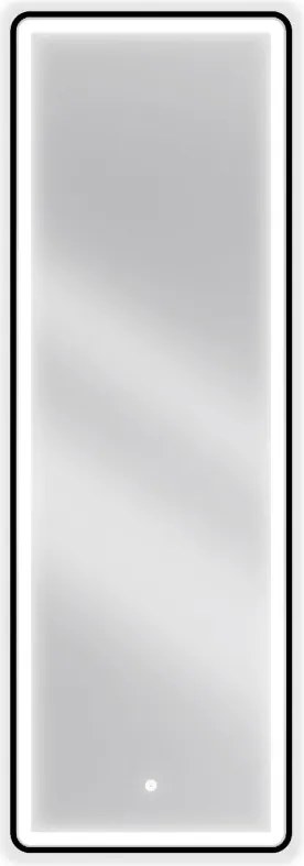 Mexen Coro verlicht badkamerspiegel 50 x 150 cm, LED 6000K, anti-condens, zwarte lijst - 9817-050-150-611-70