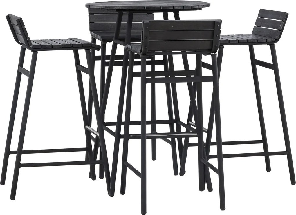 The Outsider Barset - Sem - Zwart - 5 delig - The Outsider