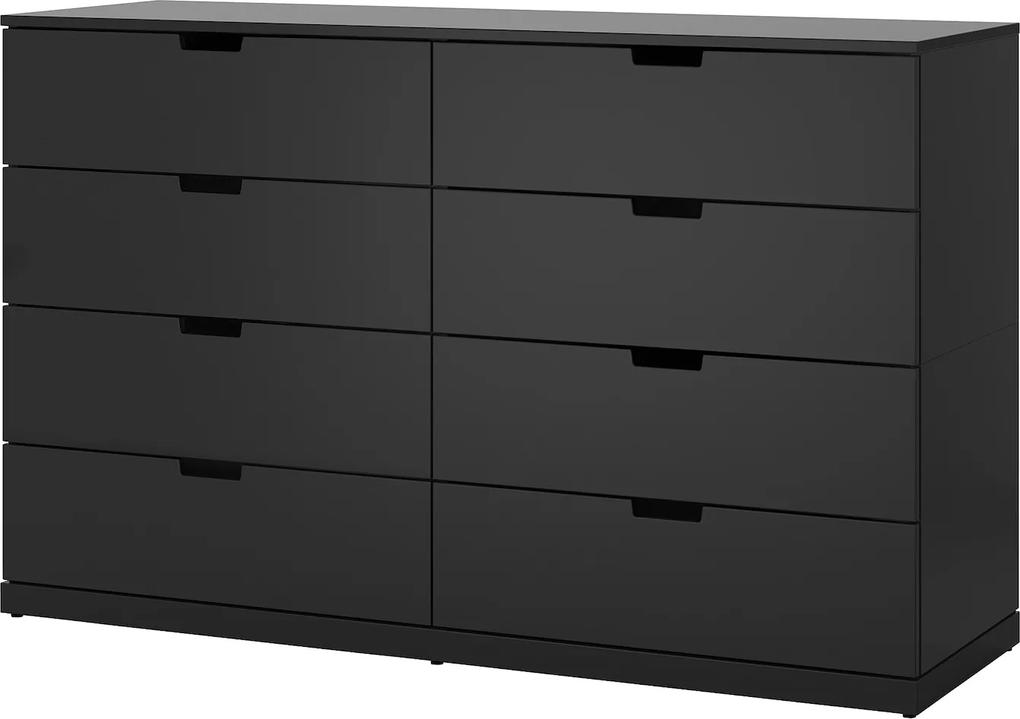 IKEA NORDLI Ladekast 8 lades 160x99 cm Antraciet Antraciet - lKEA