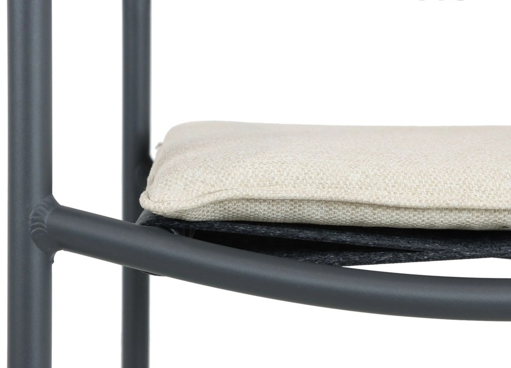 Tuinset 8 personen 300 cm Aluminium/rope Grijs Coco Penya/Weave