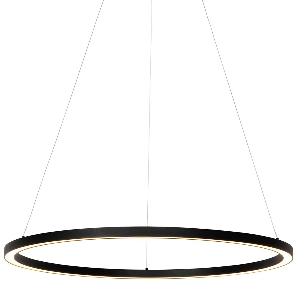 Hanglamp zwart 80 cm incl. LED 3-staps dimbaar - Girello