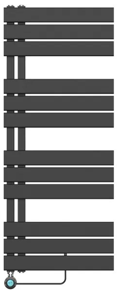 Belrad Handdoekradiator Elektrische Links Aansluiting/Comb- Zwart 1200X500 BUCZE1200500