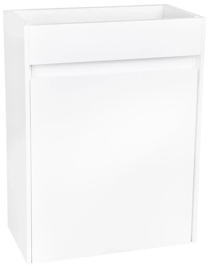 Differnz Hura toiletmeubel wit met marmeren fontein wit