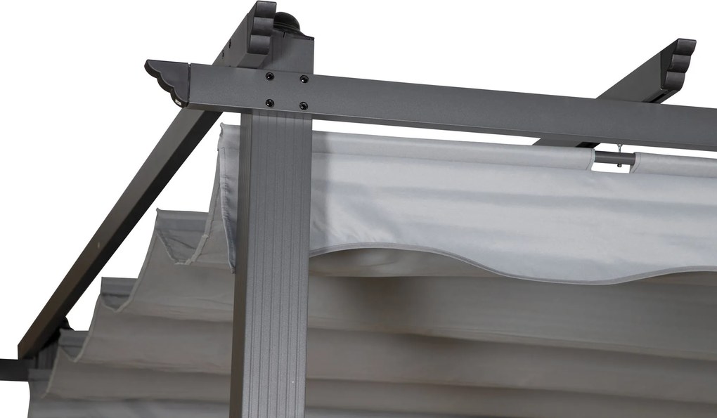 The Outsider Pergola Eva - Grijs - Aluminium - 295x295cm - The Outsider