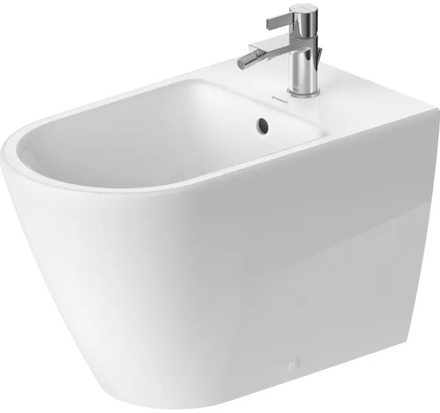 DuravitD-Neostaand bidet m. kraangat m. overloop37x65x40cmm. WGwit 22941000001