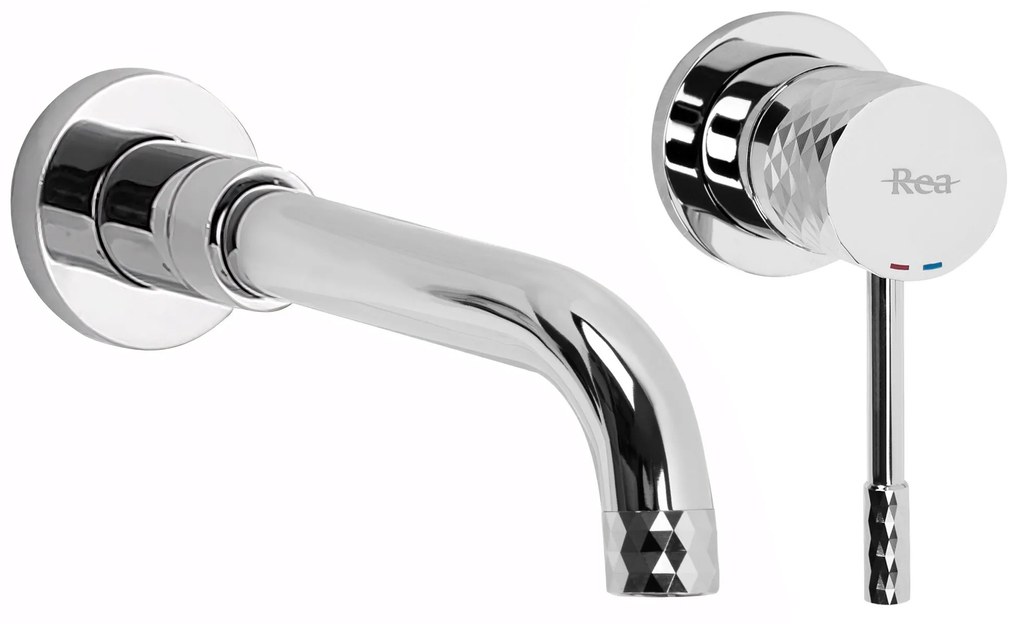 Inbouw wastafelkraan Rea Lungo Diamond Chrom  + BOX