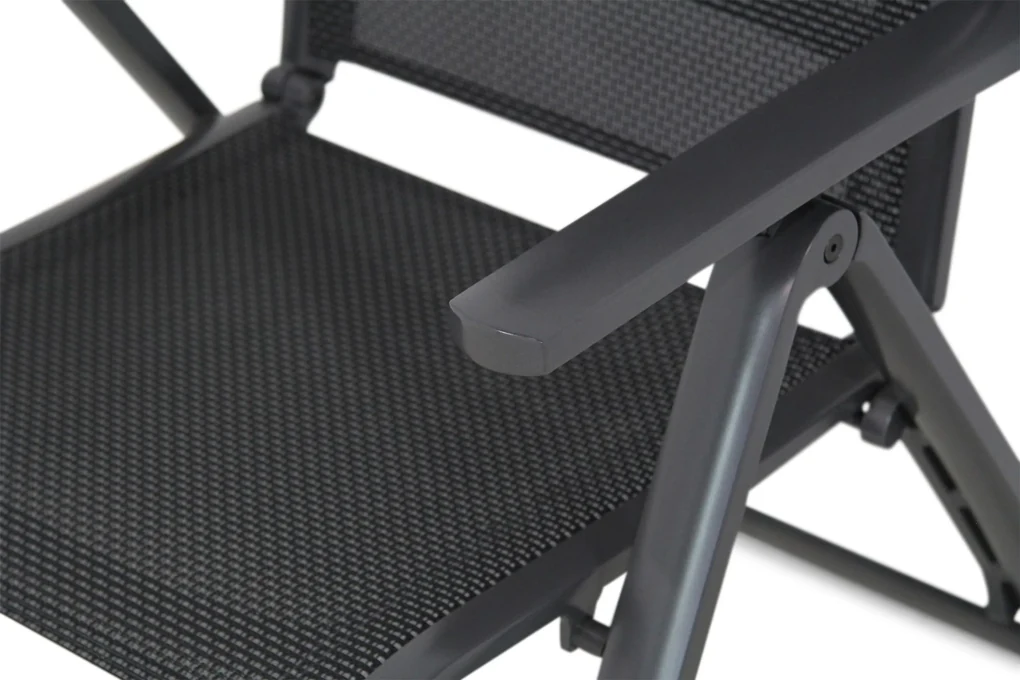 Tuinset 4 personen 180 cm Aluminium/Textileen /Aluminium/textileen Grijs Hartman Royal