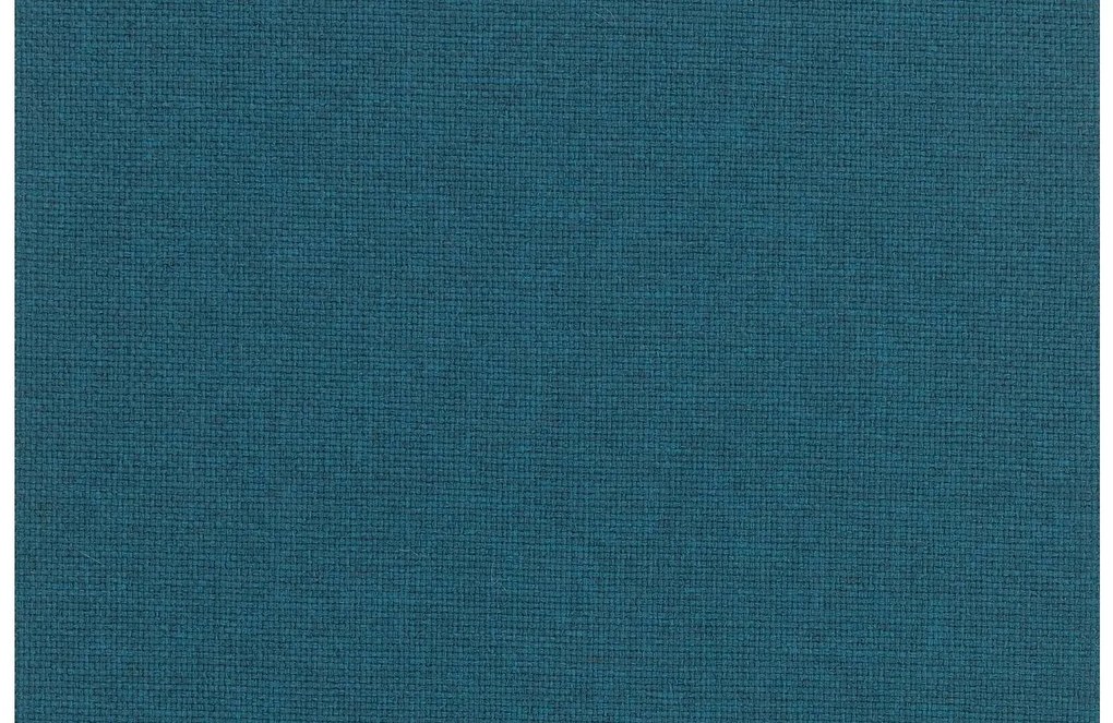 Goossens Eetkamerstoel Funk RVS Poten blauw stof leuning en Transparant skater wiel met rvs kapmet wielen, modern design