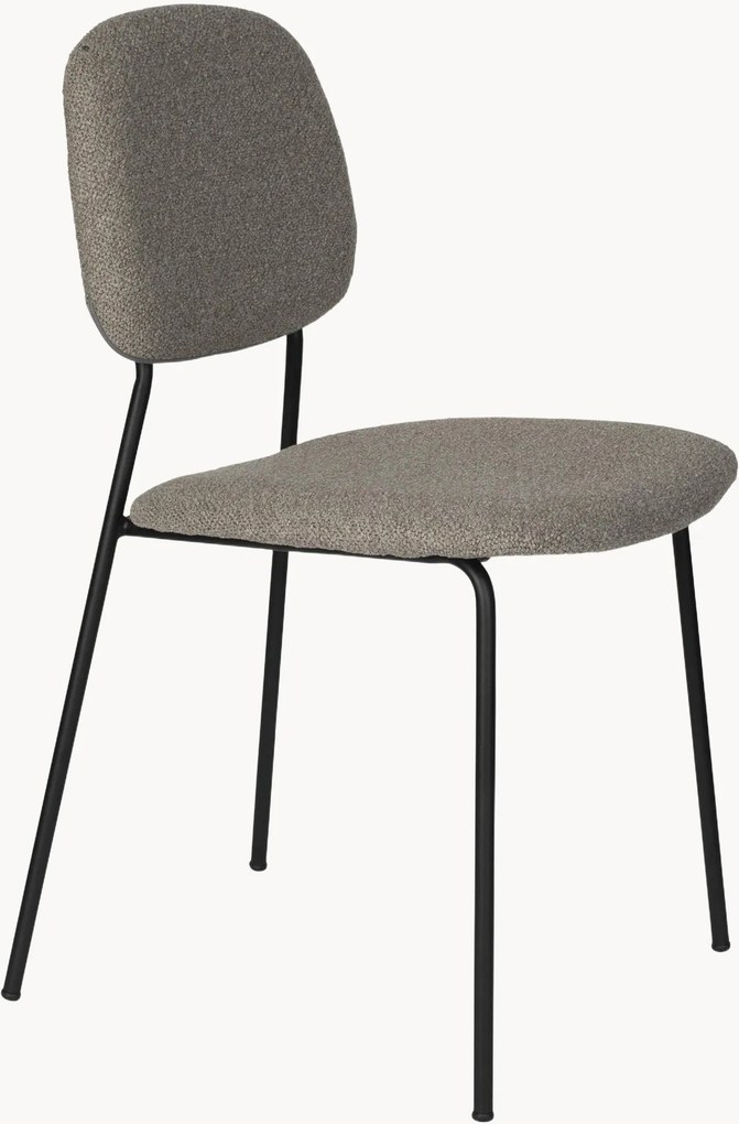 Gestoffeerde stoelen Roos, 2-delig