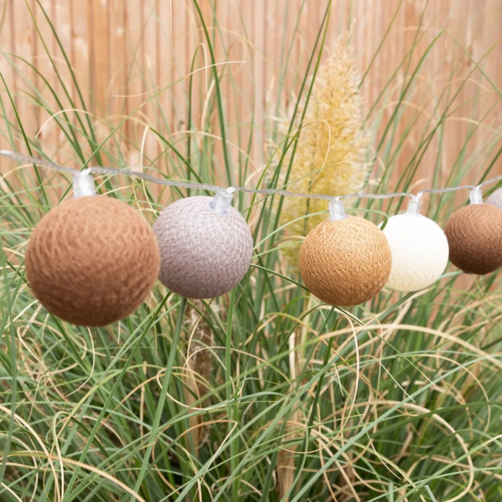 Cotton Ball Lights Outdoor lichtslinger - Starter Kit - Caramelo