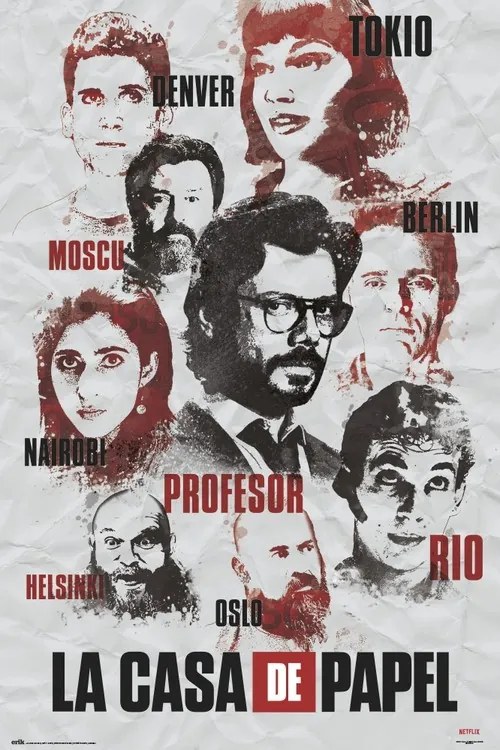 Poster La Casa De Papel - Characters, (61 x 91.5 cm)
