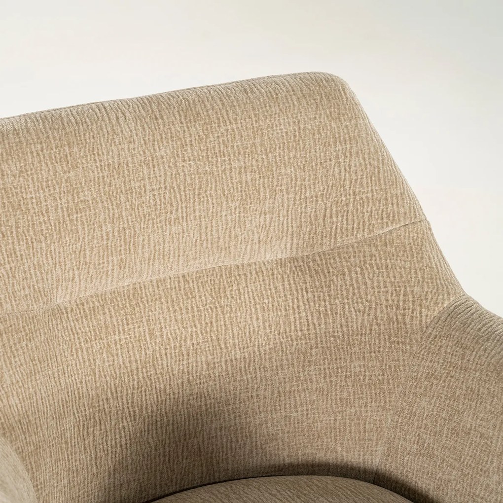 By-Boo Bliss Draaibare Barkruk Stof Taupe